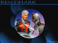 RenDhark - "Herkunft unbekannt" - blauer Schriftzug